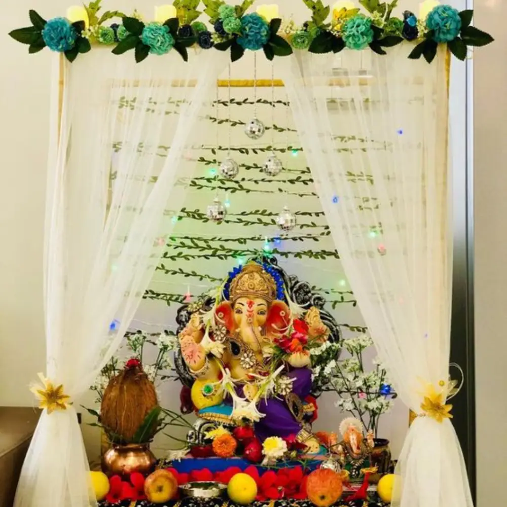 Ganpati Decoration Ideas: Wall Decor