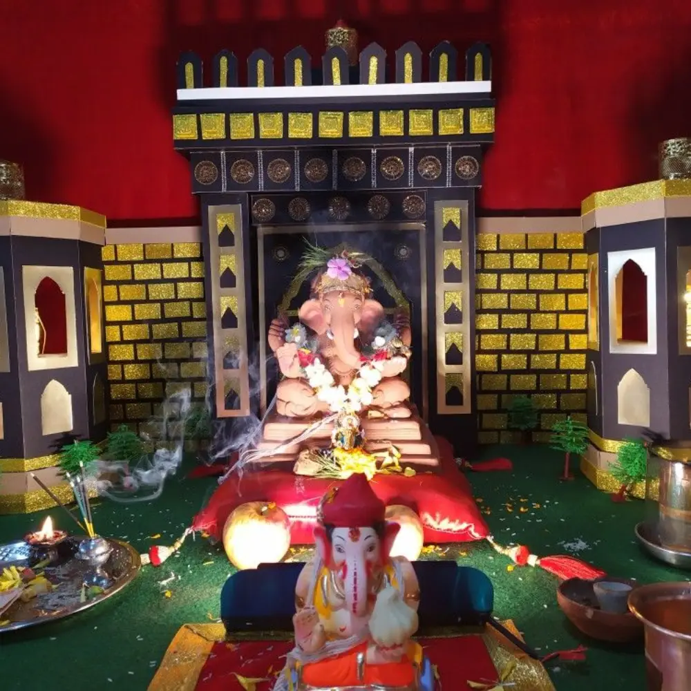 Ganpati Decoration Ideas: Spiritual Themes