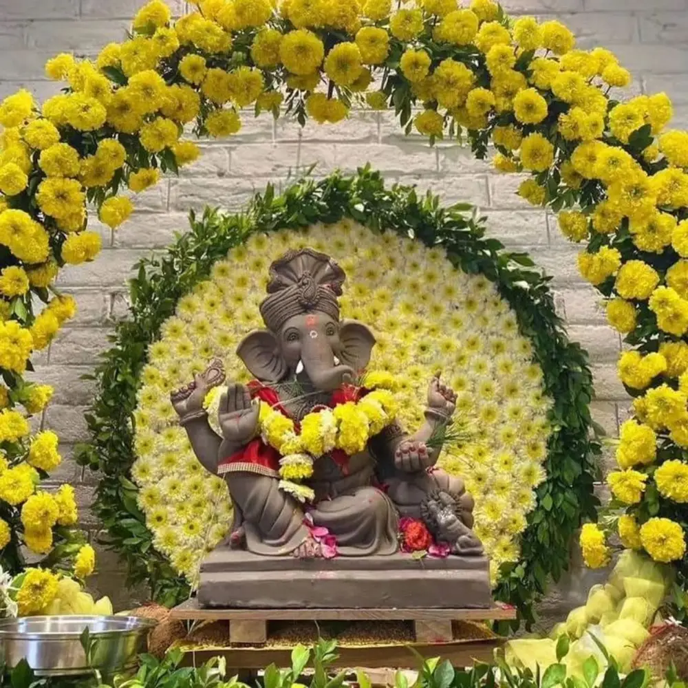 ganpati decoration ideas: Eco-Friendly Ganpati