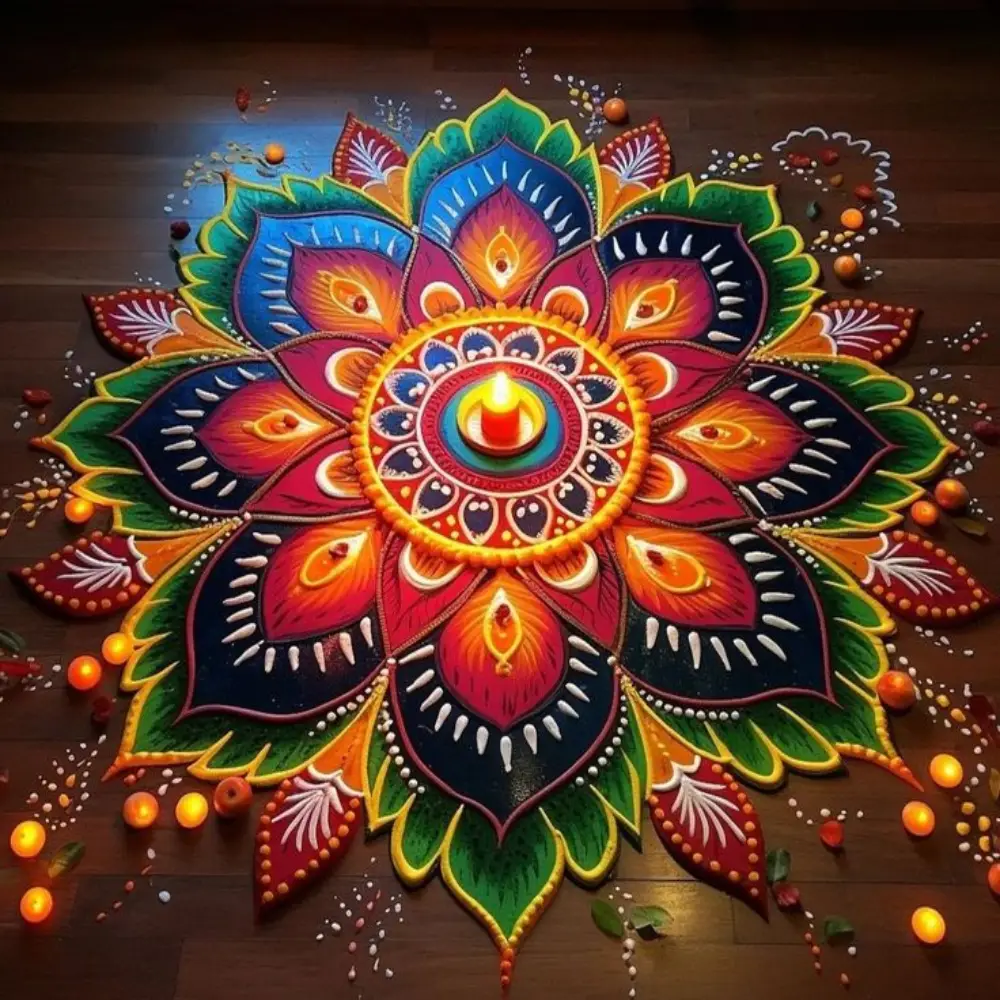 Dussehra Rangoli: Understanding Dusshera Rangoli