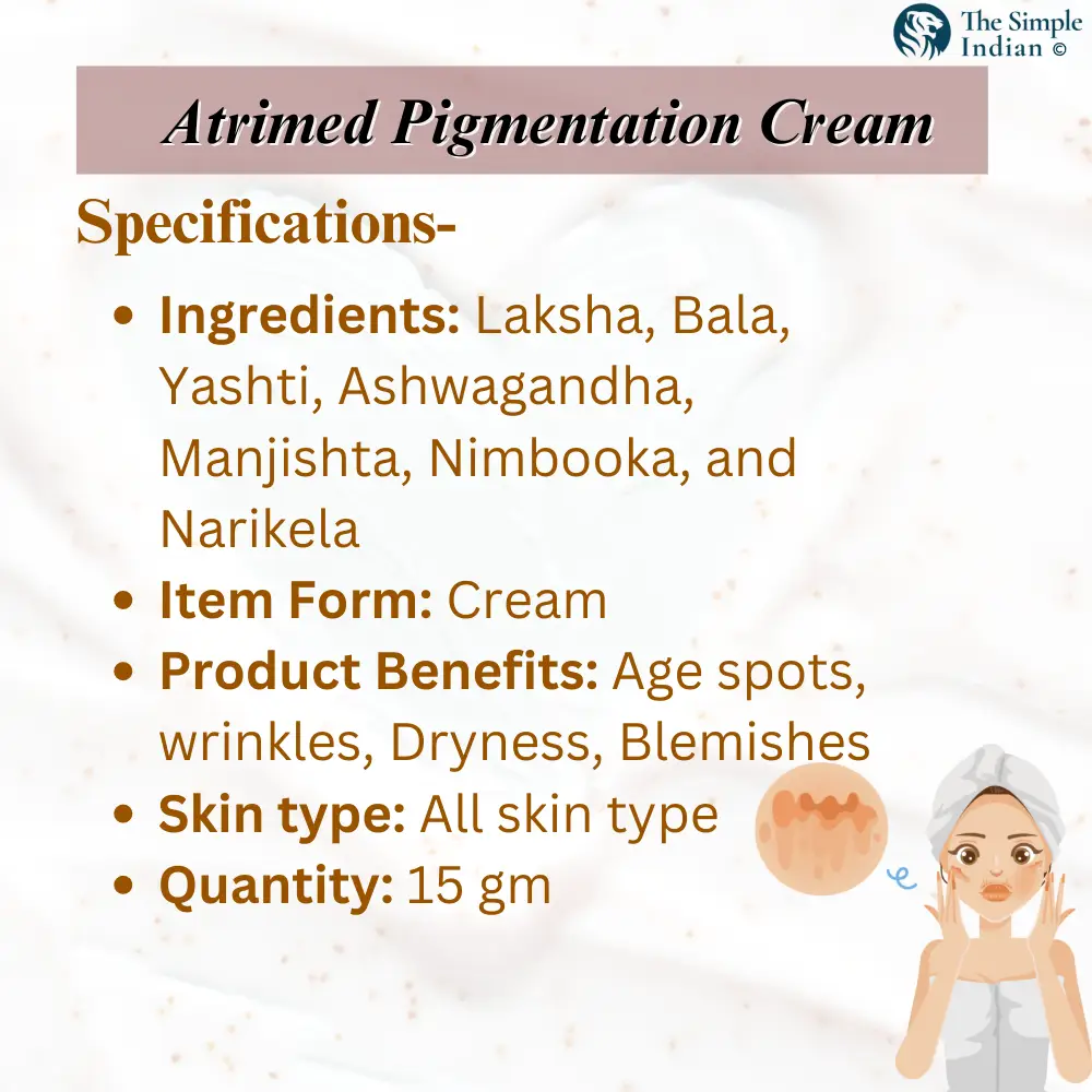 Best Pigmentation Cream: Atrimed | Specification