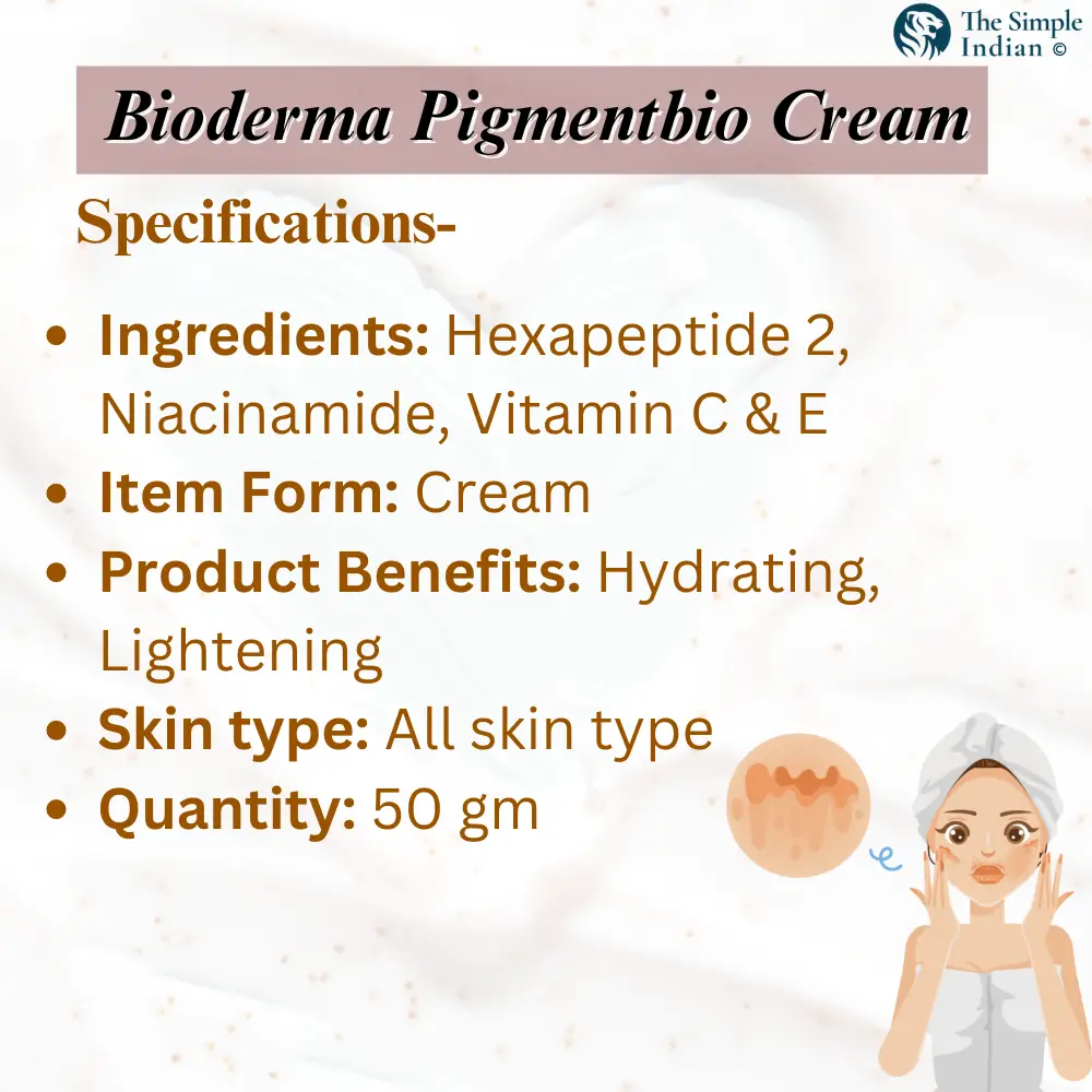 Best Pigmentation Cream: Bioderma | Specification