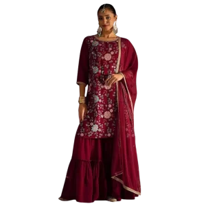 Karwa Chauth Dresses: Indo-Era Women Suit Set