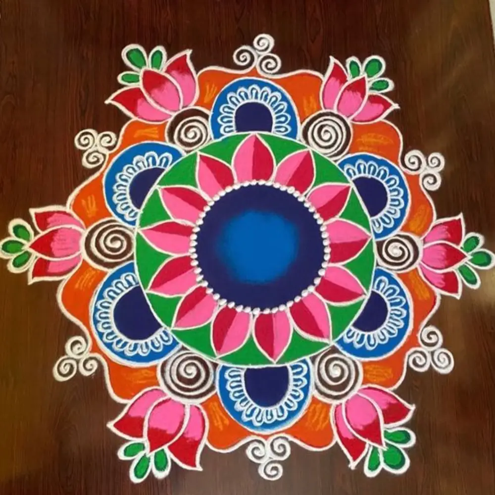 Dussehra Rangoli: Tamil Nadu