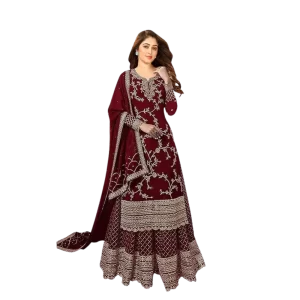 Karwa Chauth Dresses: Georgette Palazzo Set