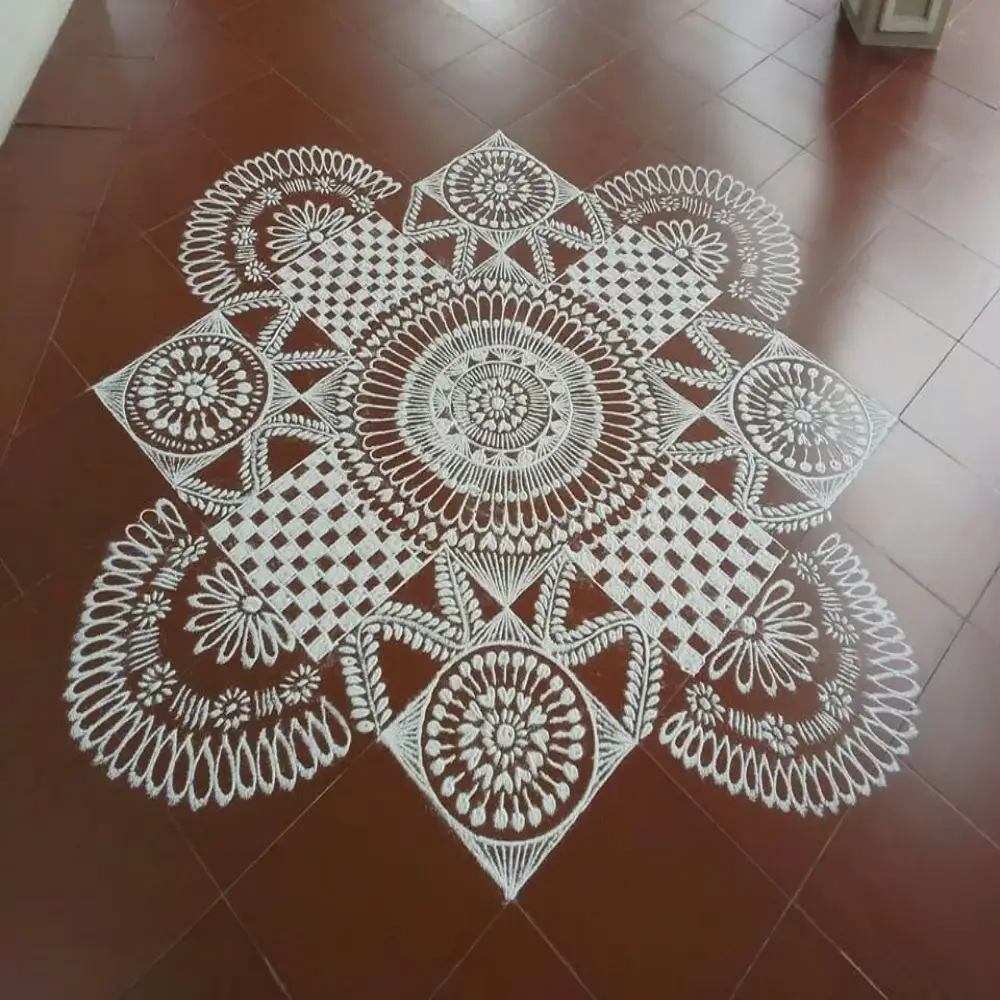 Dussehra Rangoli: West Bengal