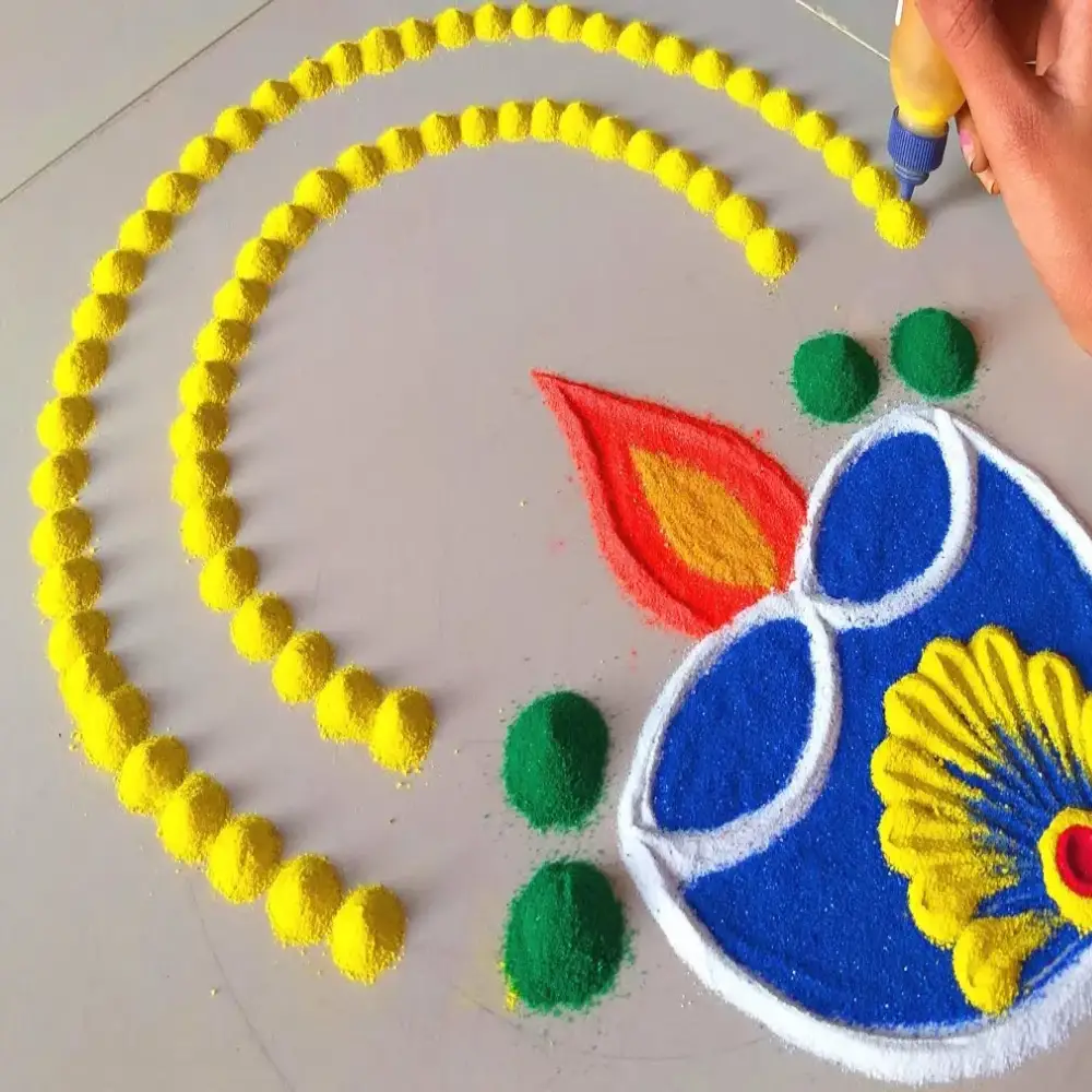 Simple Rangoli Designs for Home: rangoli & Importance