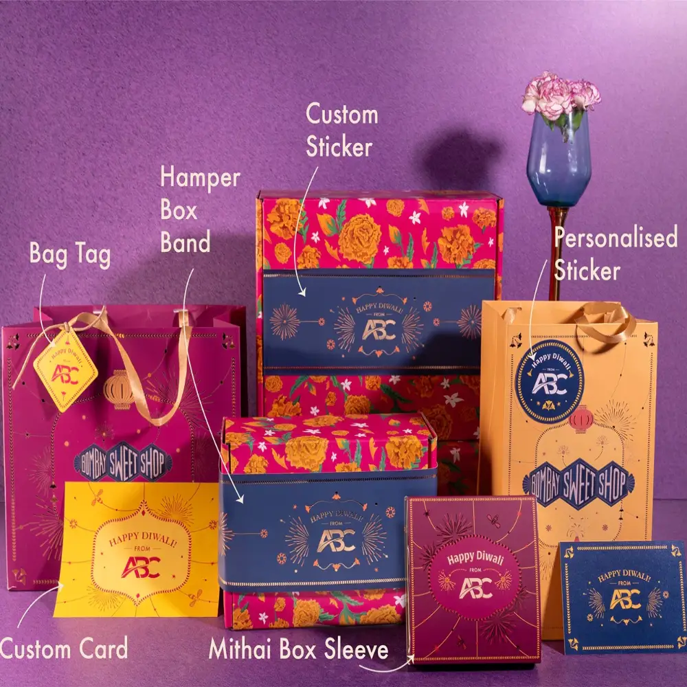 Diwali Gift Hampers for Corporate: Customised gift hamper