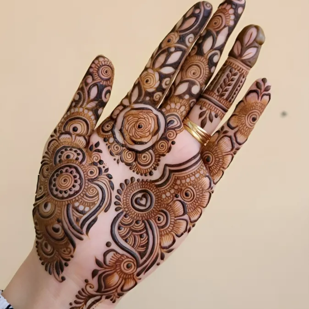 Royal Front Hand Mehndi: Creating Stunning