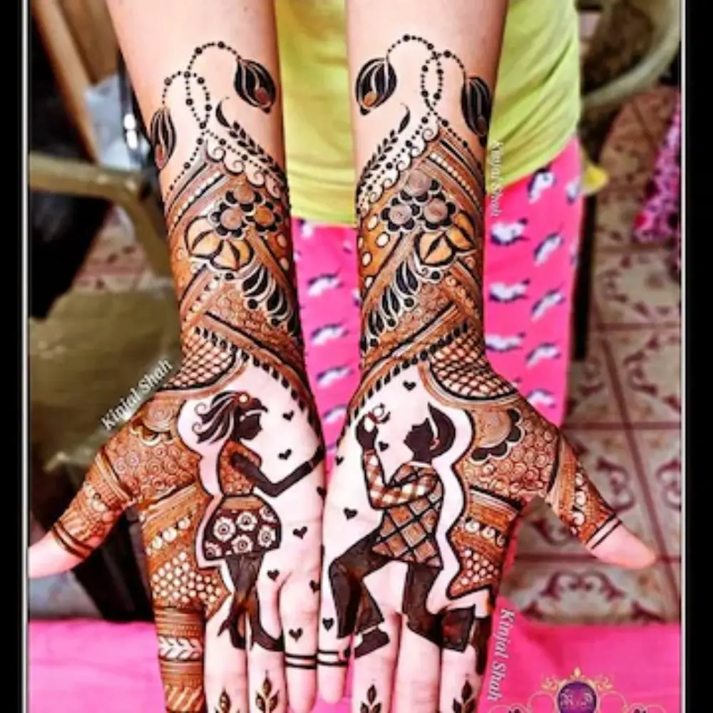 Full Hand Mehndi Design: Engagements