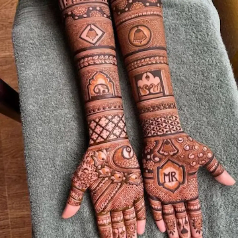 Full Hand Mehndi Design: Occasion-Based