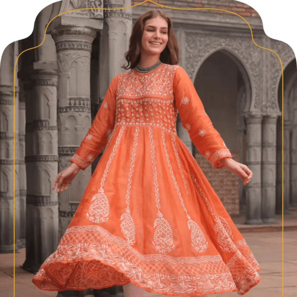 Chikankari Kurti: Colour Choices